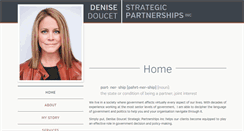 Desktop Screenshot of denisedoucetinc.com