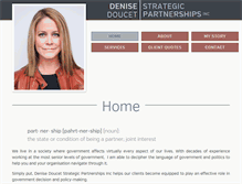 Tablet Screenshot of denisedoucetinc.com